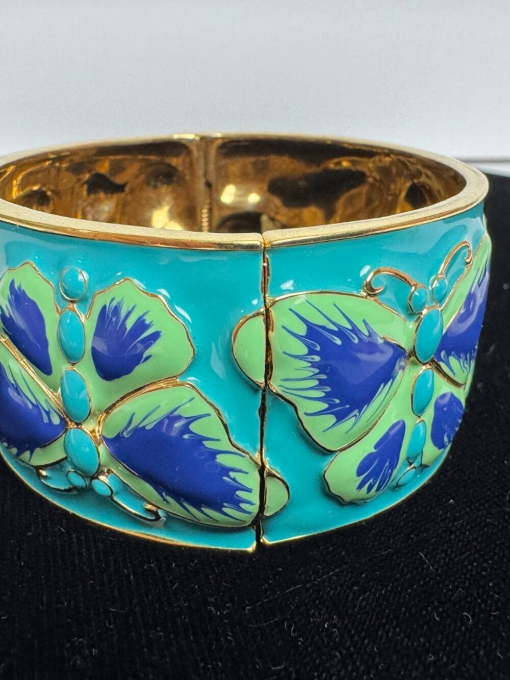 Kate Spade Enamel Butterfly Cuff Bracelet - Picture 3 of 9